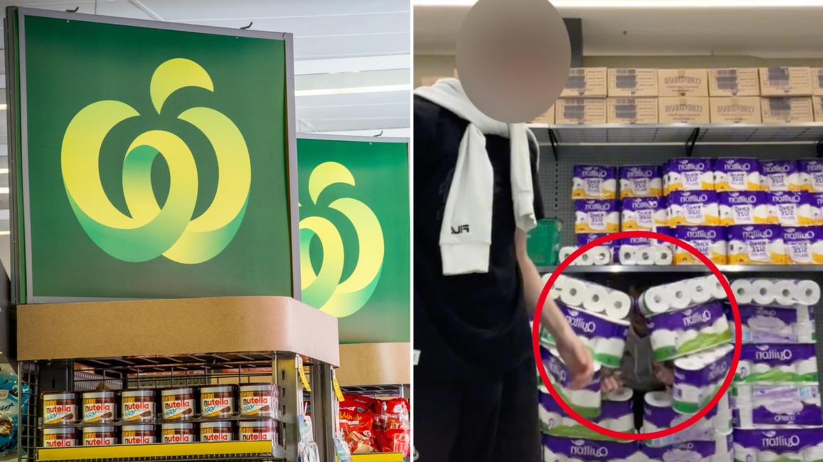 Woolworths supermarket shoppers' disturbing act with Quilton toilet paper captured in new TikTok video